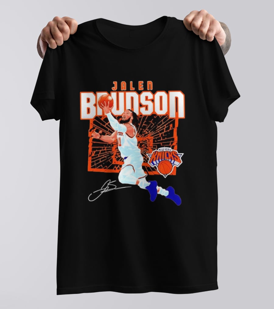 Jalen Brunson New York Knicks Breaking Barriers 2026 Season Explosion T-Shirt