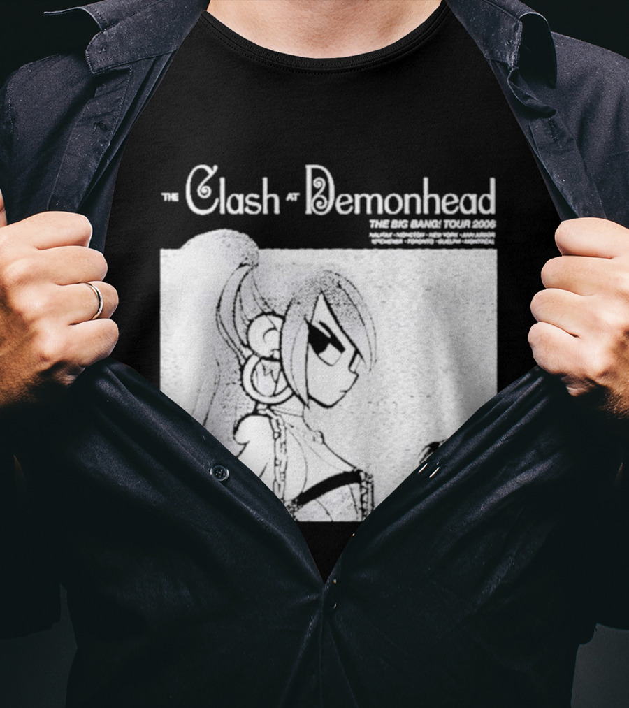 The Clash At Demonhead Tour 2006 Scott Pilgrim Vol 3 Infinite Sadness 20th Anniversary T-Shirt