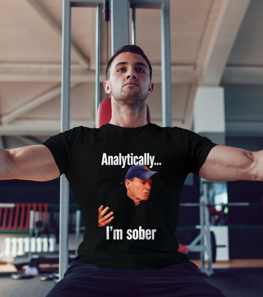Kenny Atkinson Cleveland Cavaliers Basketball Analytically I'm Sober T-Shirt