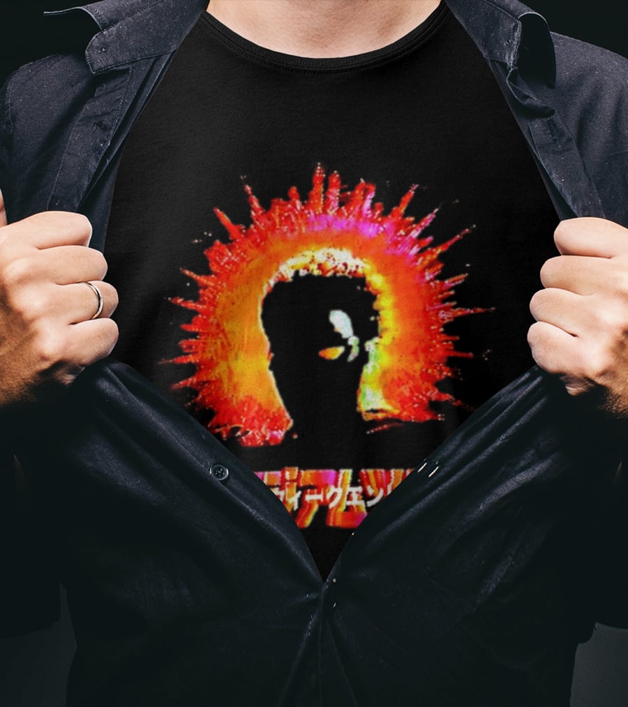 The Weeknd Cyberpunk Japanese Art Explosion T-Shirt