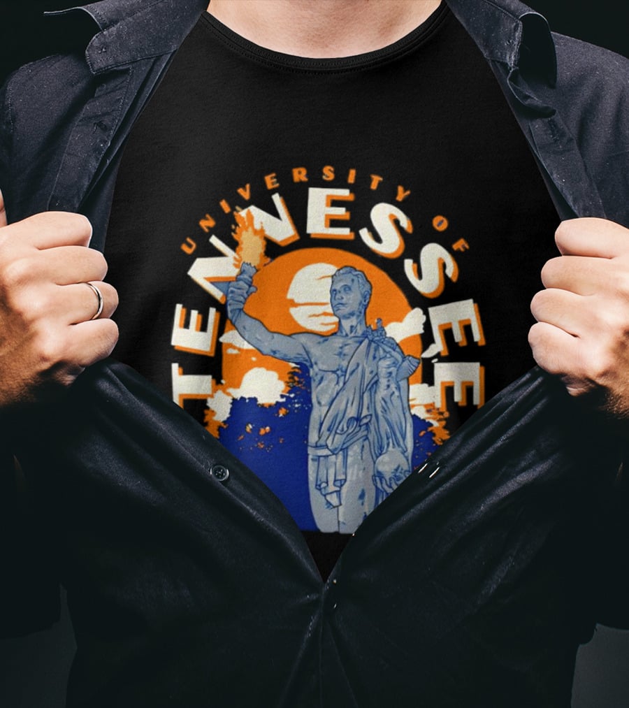University Of Tennessee Torchbearer Sunset Scene T-Shirt