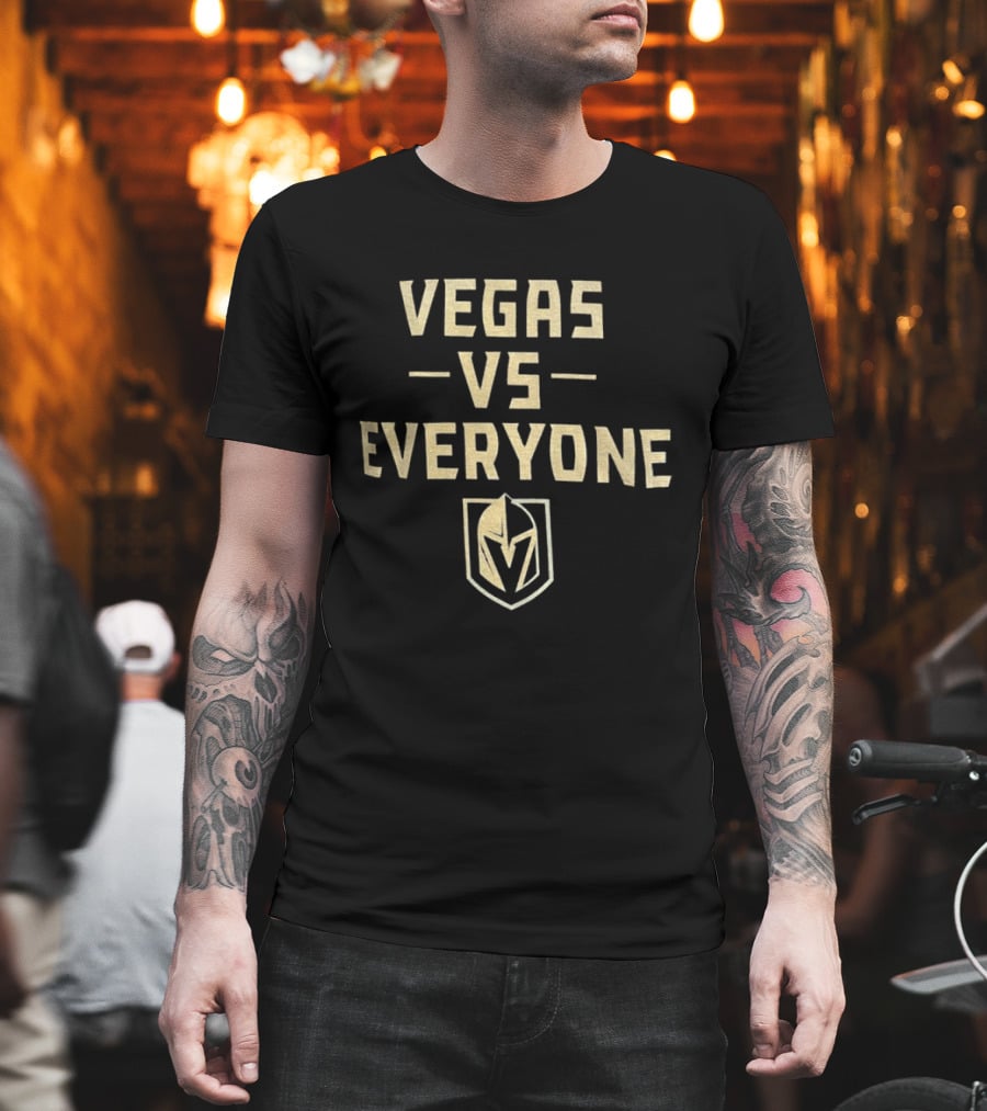 Vegas Golden Knights Vegas Vs Everyone NHL Iconic Team Rivalry T-Shirt