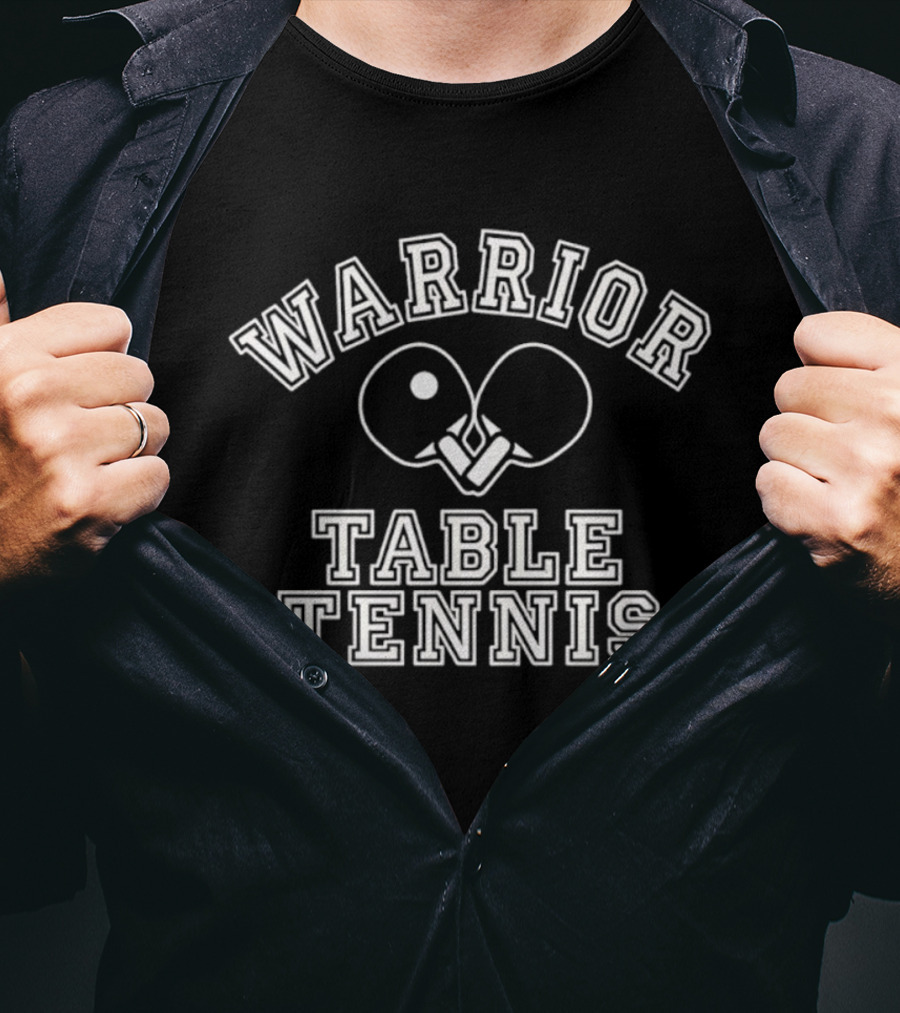 Warrior Table Tennis Paddles Ping Pong T-Shirt