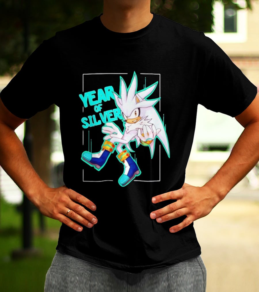 Year Of Silver Hedgehog Classic Character T-Shirt