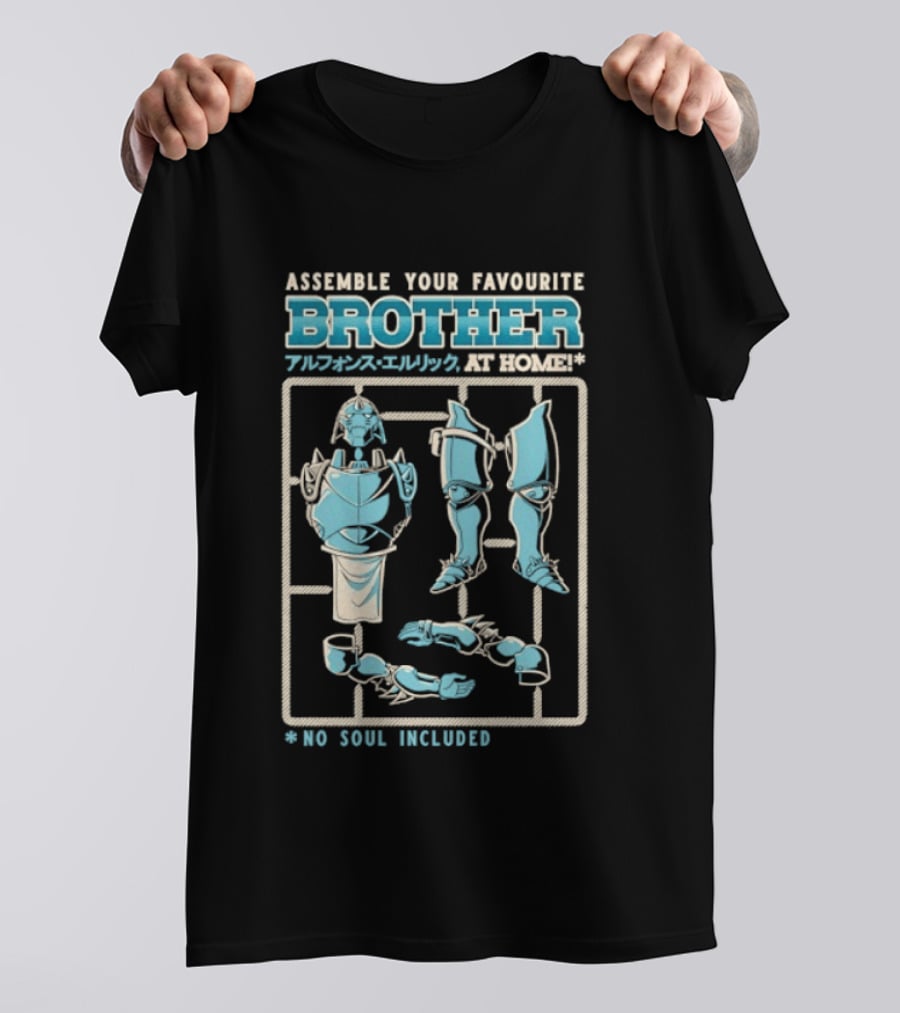 Assemble Your Favourite Brother Alphonse Elric No Soul Included T-Shirt