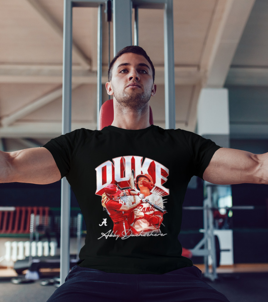 A Abby Duchscherer Alabama Crimson Tide Softball Duke T-Shirt