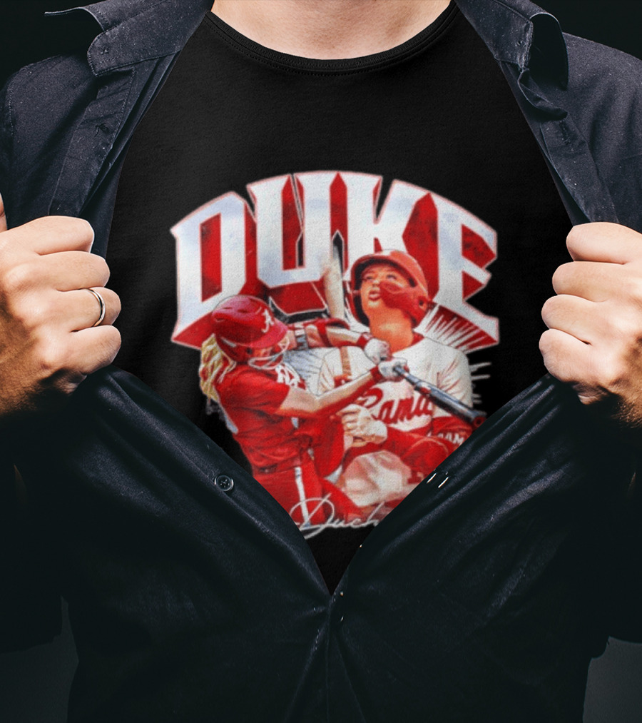 A Abby Duchscherer Alabama Crimson Tide Softball Duke T-Shirt