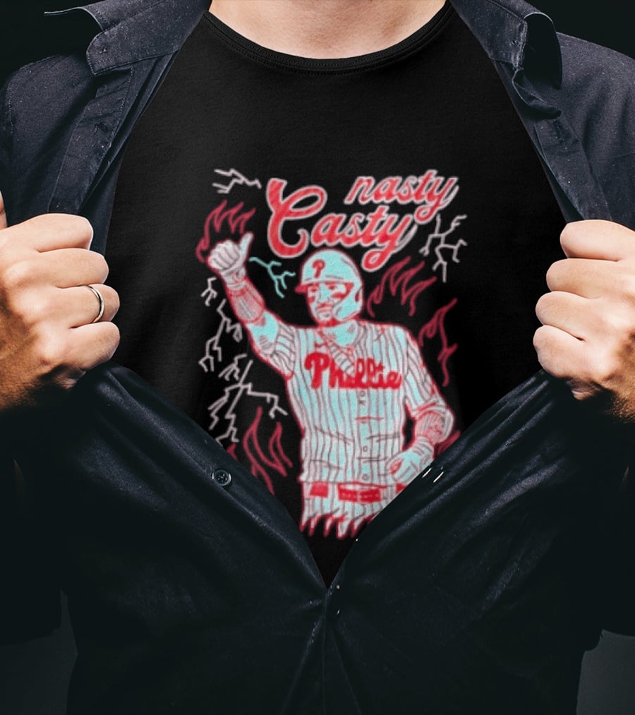 Nasty Casty Philadelphia Phillies Bryce Harper T-Shirt