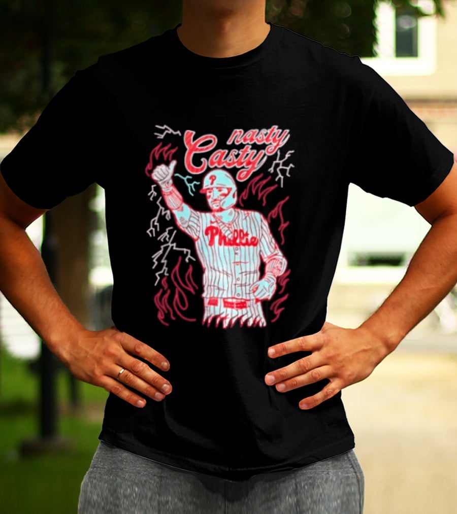 Nasty Casty Philadelphia Phillies Bryce Harper T-Shirt