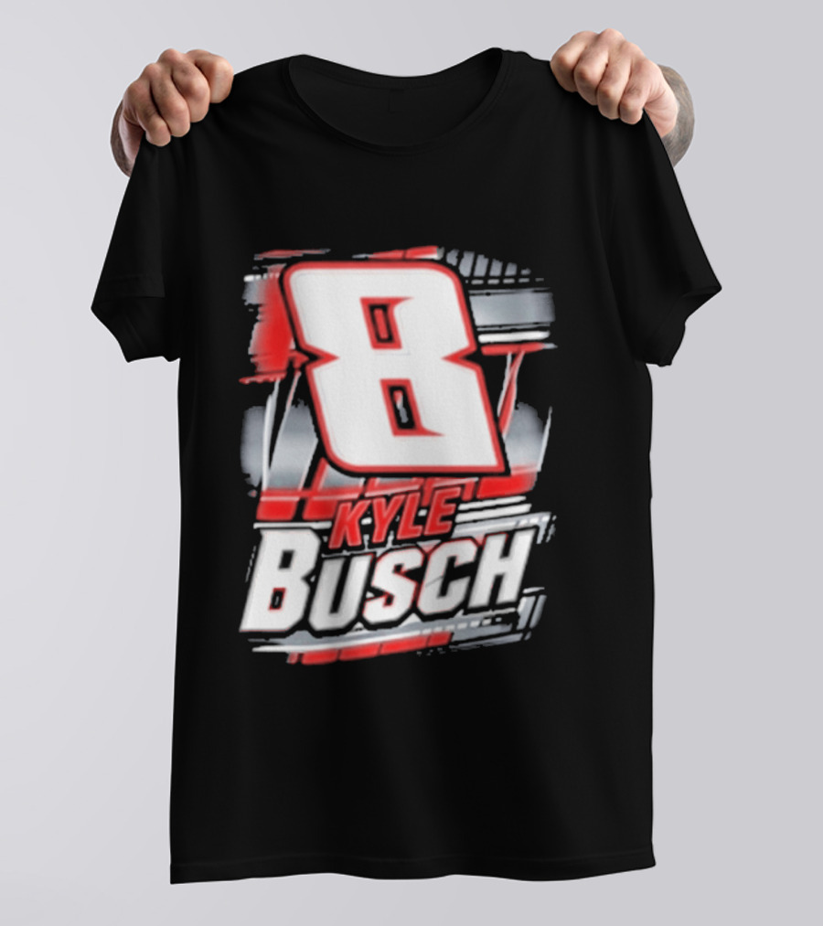 Kyle Busch Number 8 Racing NASCAR Fan T-Shirt