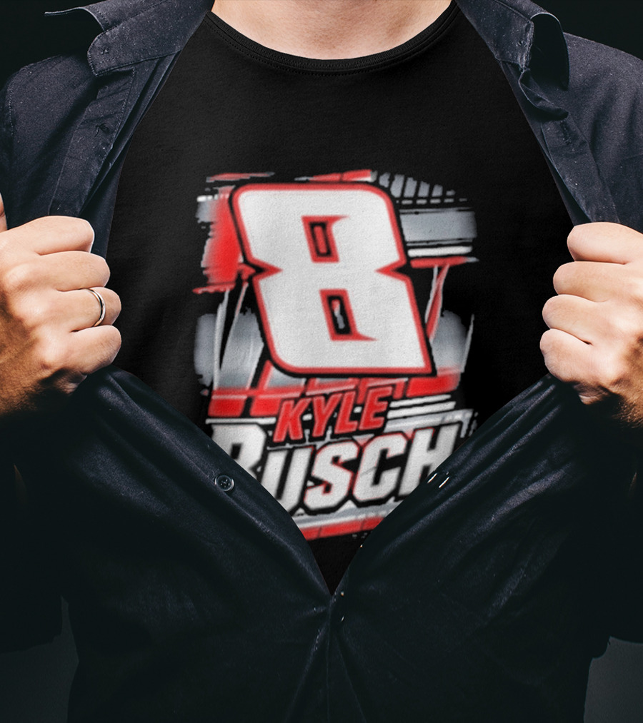 Kyle Busch Number 8 Racing NASCAR Fan T-Shirt