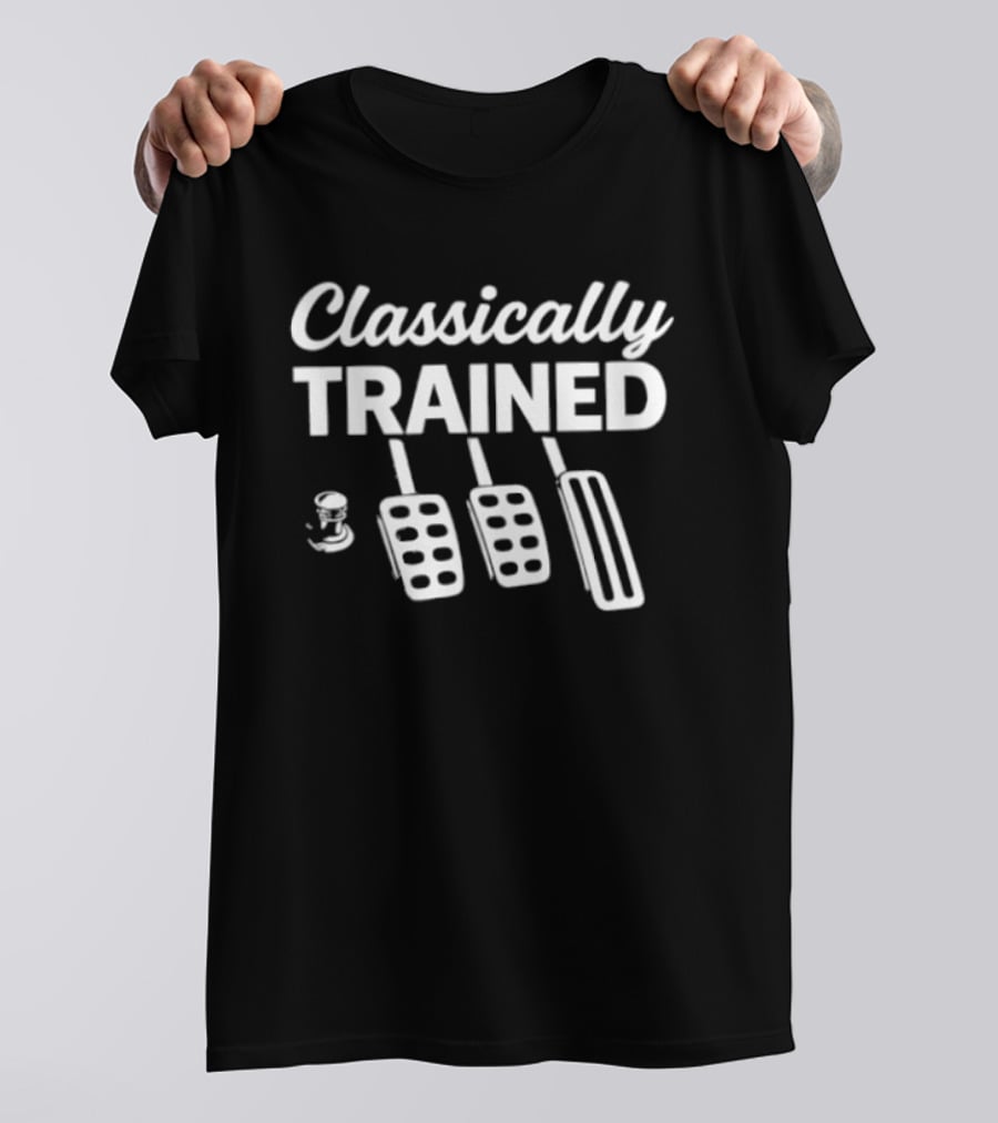 Classically Trained Pedal Car Wall T-Shirt