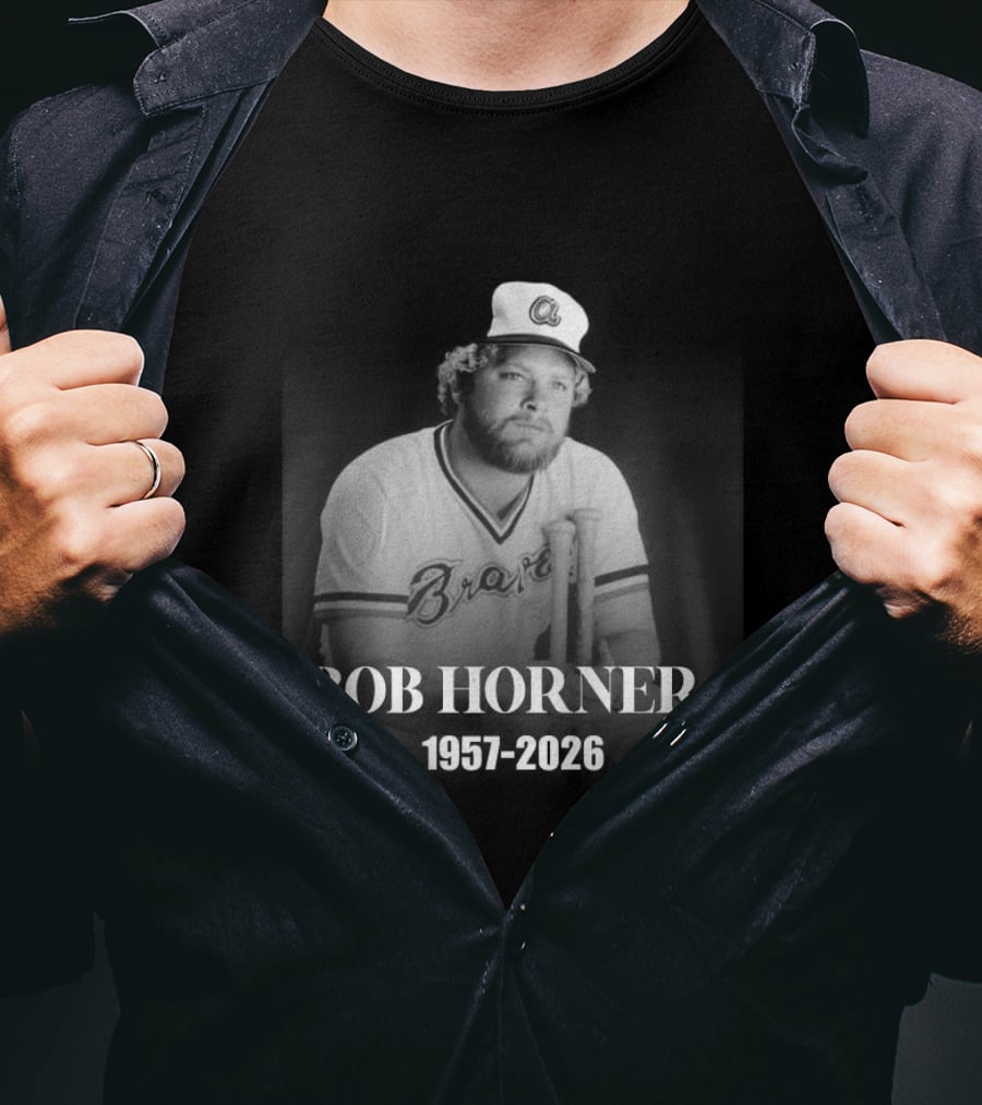 Bob Horner Braves 1957 2026 Memoriam T-Shirt