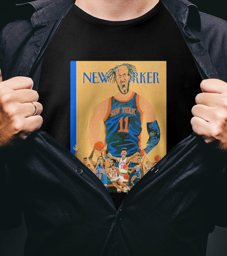 Kings Of New York Jalen Brunson New York Knicks New Yorker Issue Jan 1 2024 Basketball Players T-Shirt