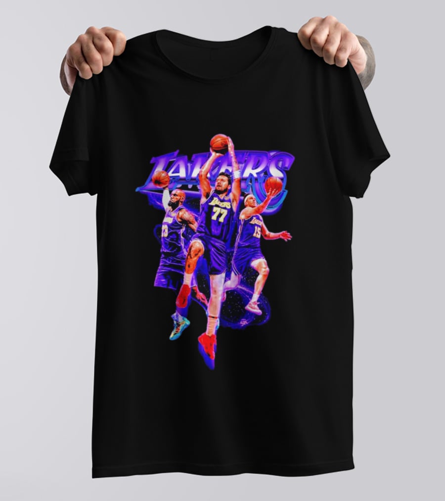 Lakers Lakeshow Big 3 Players Los Angeles Lakers Basketball Team T-Shirt