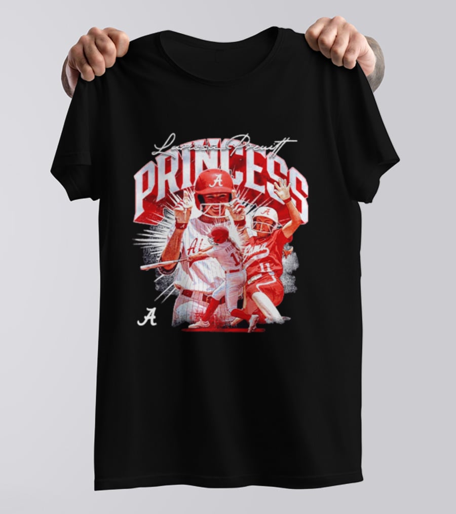 Larissa Preuitt Alabama Princess Softball NCAA Player Collage T-Shirt