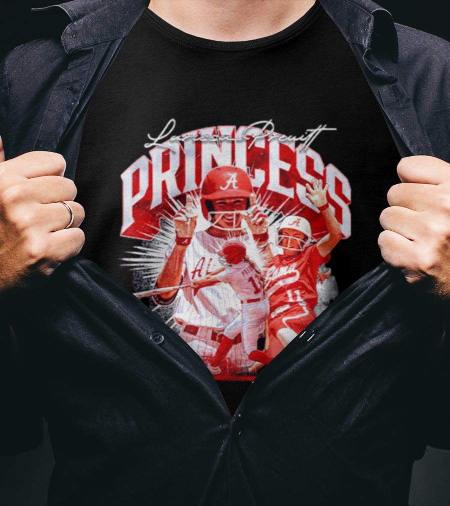 Larissa Preuitt Alabama Princess Softball NCAA Player Collage T-Shirt