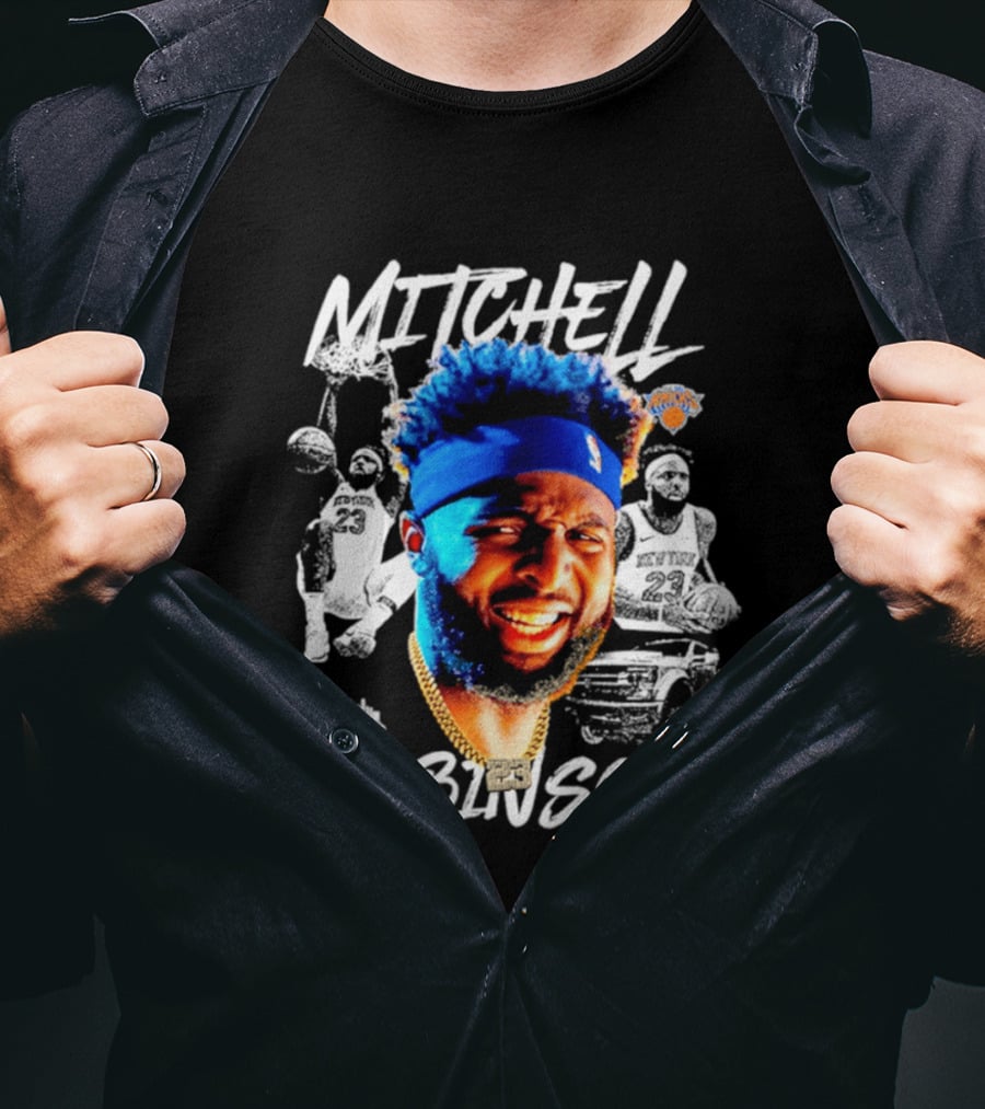 Mitchell Robinson New York Knicks NBA Basketball Player T-Shirt