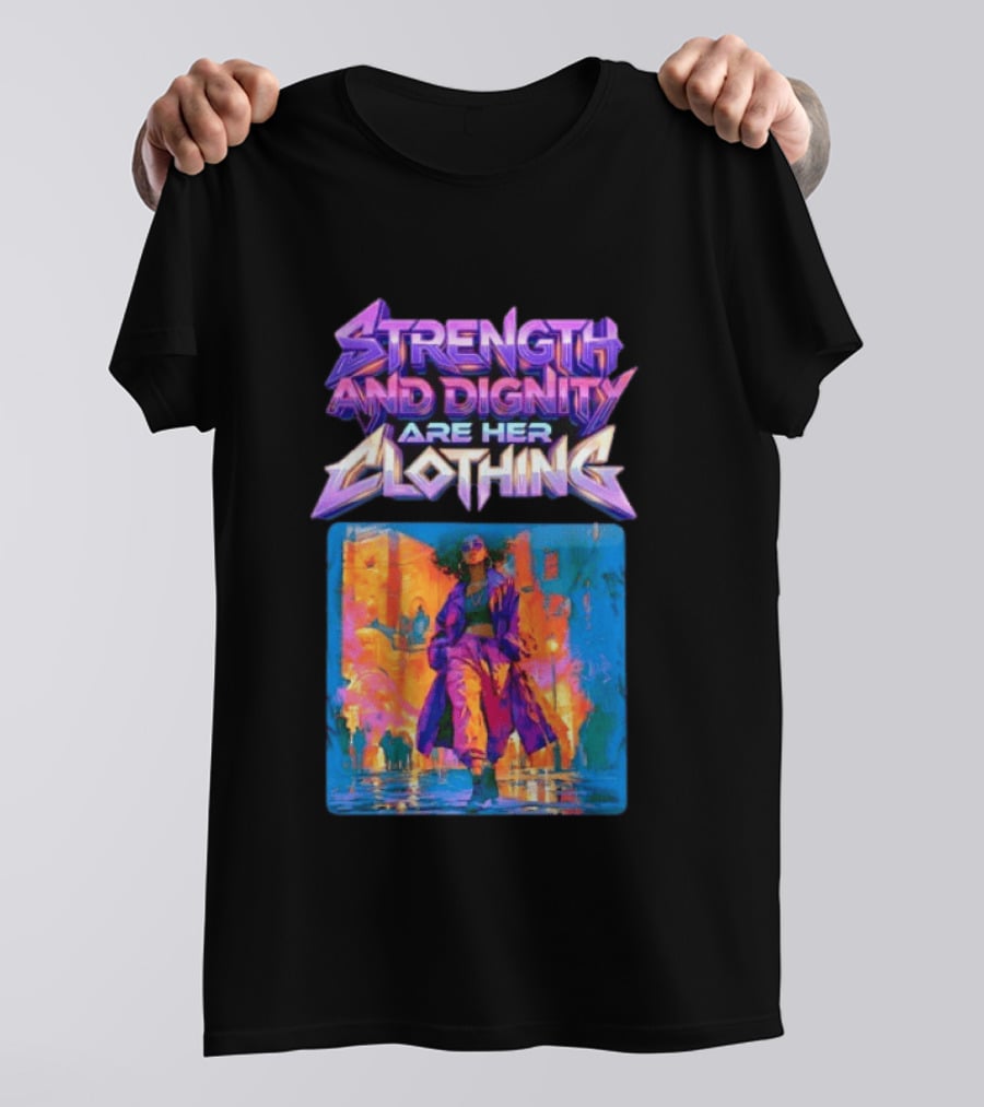 Strength And Dignity Street Girl Urban Vibes T-Shirt