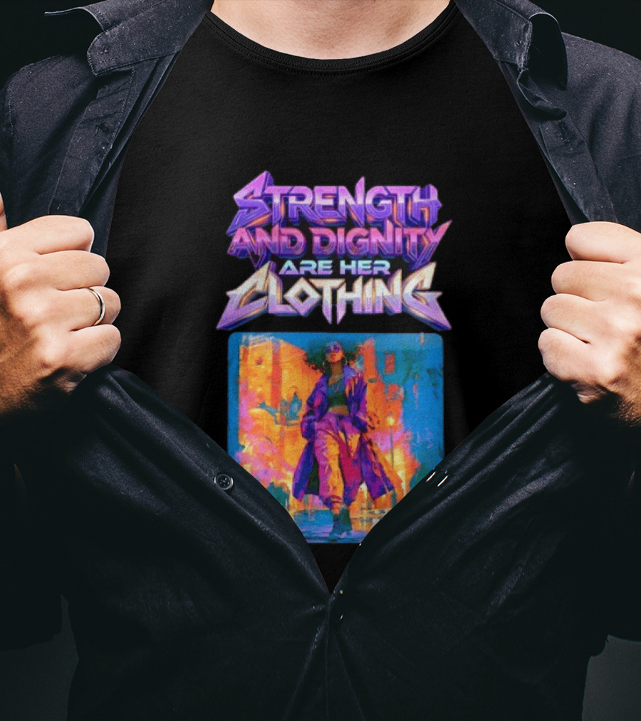 Strength And Dignity Street Girl Urban Vibes T-Shirt
