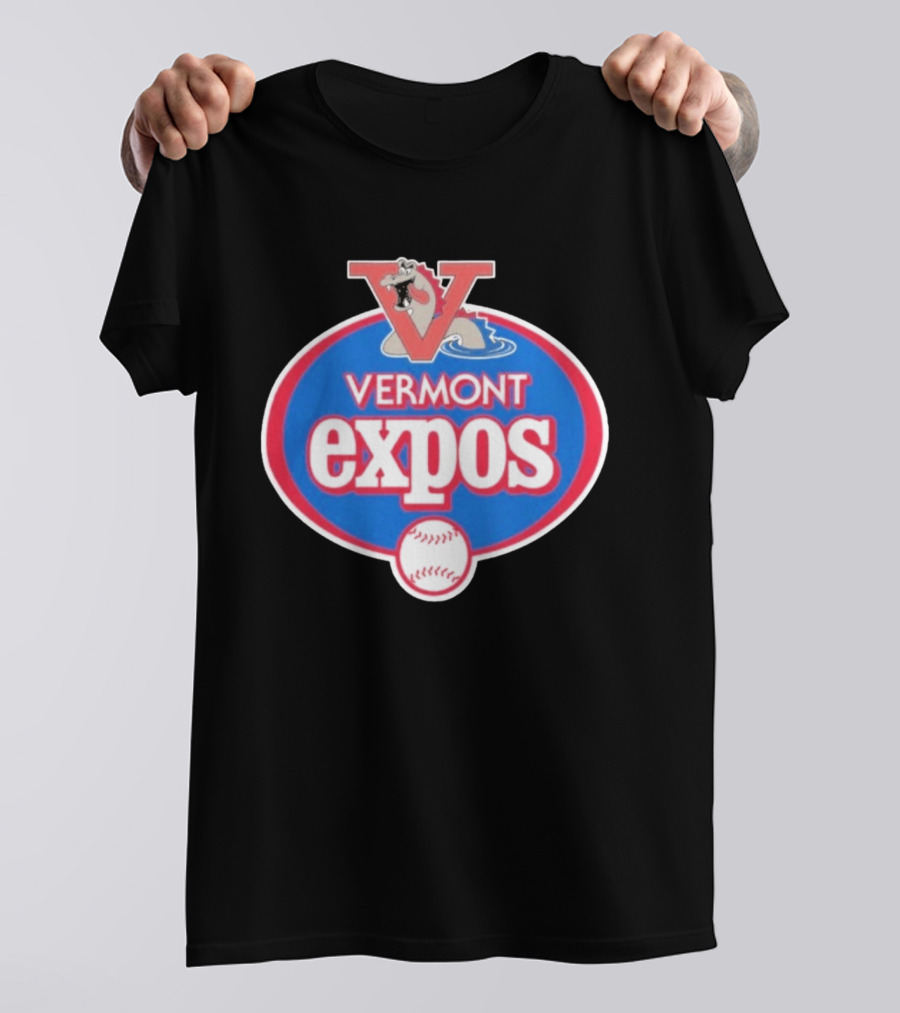 Vermont Expos Baseball Gator T-Shirt
