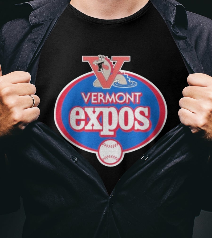 Vermont Expos Baseball Gator T-Shirt