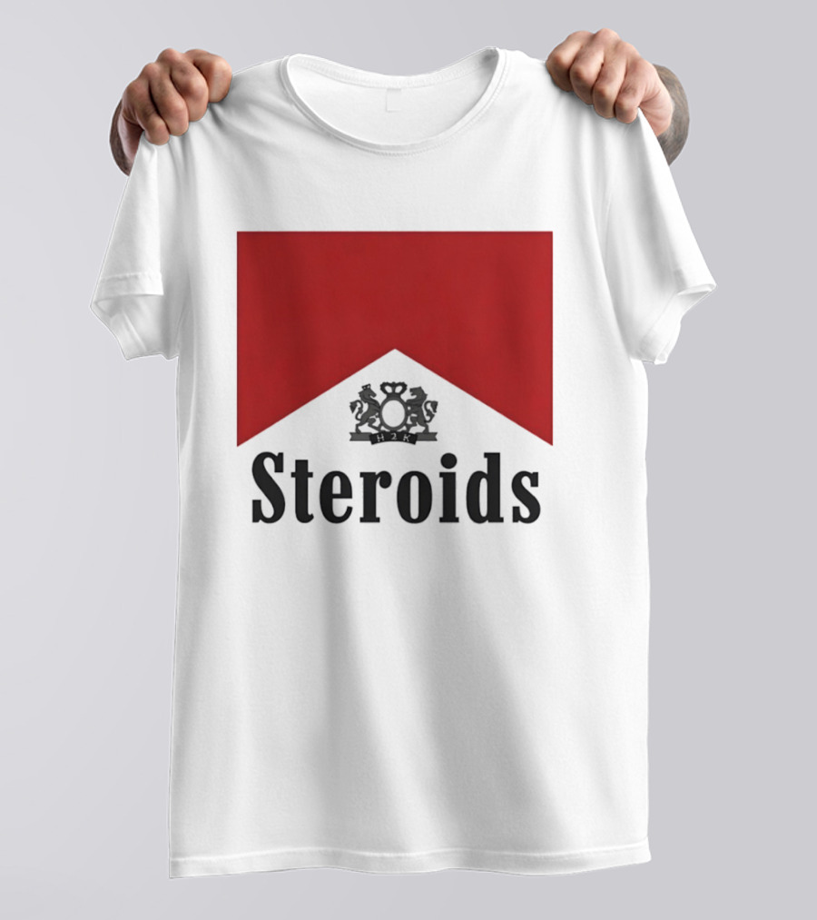 Steroids Bodybuilding Cigarette Box T-Shirt