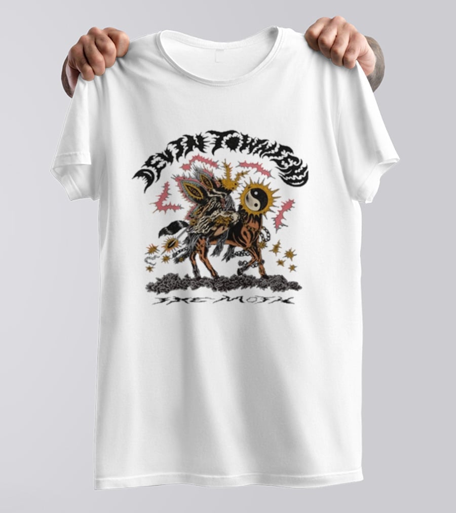 Devin Townsend The Moth Yin Yang Sunburst Creature T-Shirt