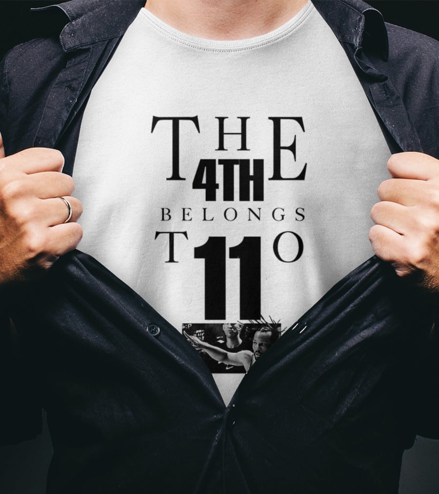 New York Knicks NBA Jalen Brunson 11 The 4th Belongs T-Shirt