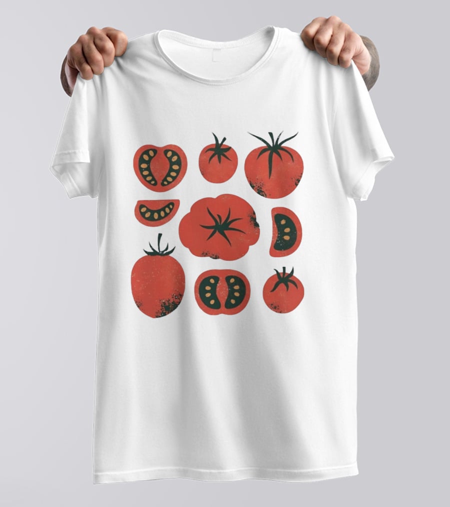 Tomato Garden Harvest Fruit Nature Botanical T-Shirt