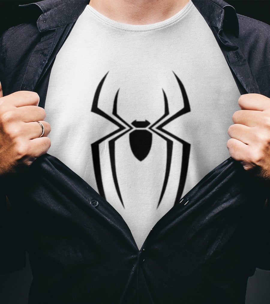 Spider Man Brand New Day Iconic Black Spider T-Shirt