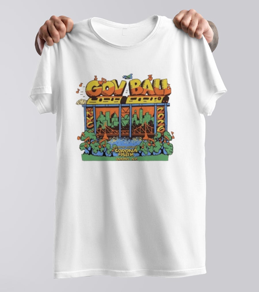 Gov Ball 2020 Flushing Meadows Corona Park Queens NY T-Shirt