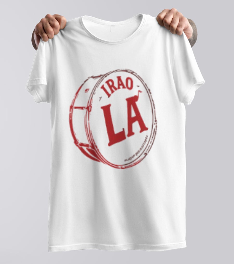 Irao LA Play Up Yer Bastards Barrel Red T-Shirt