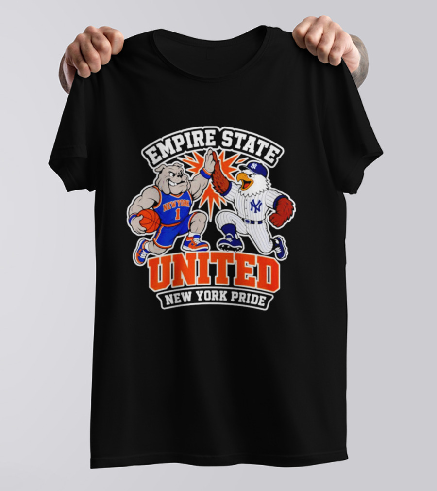 Empire State United New York Knicks Yankees Pride T-Shirt