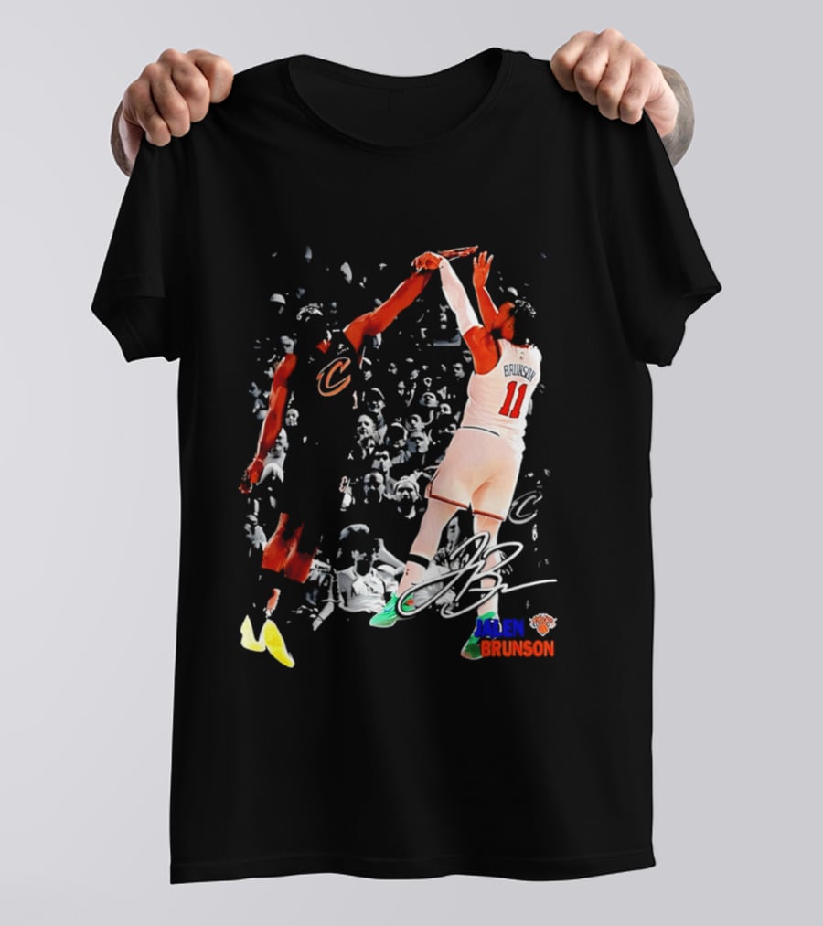 NY Knicks Jalen Brunson 11 Signature Legend Basketball Player T-Shirt