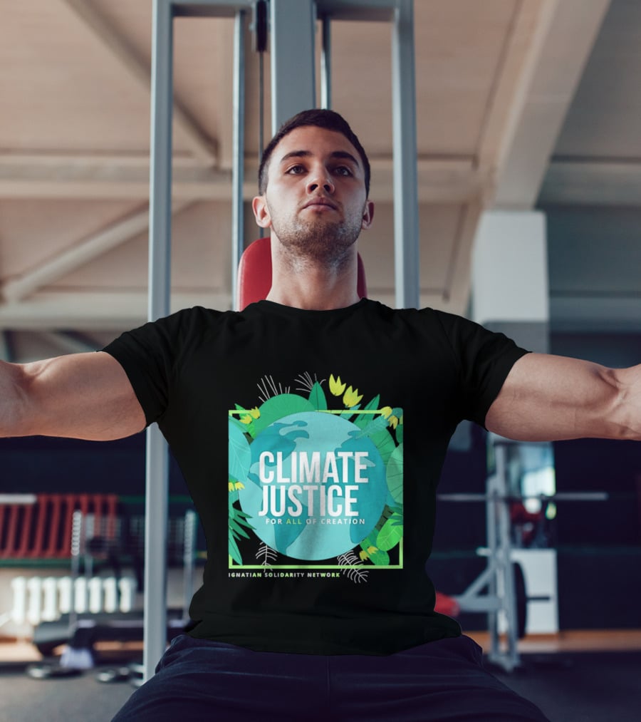Ignatian Solidarity Network Climate Justice For All Of Creation Earth Floral T-Shirt