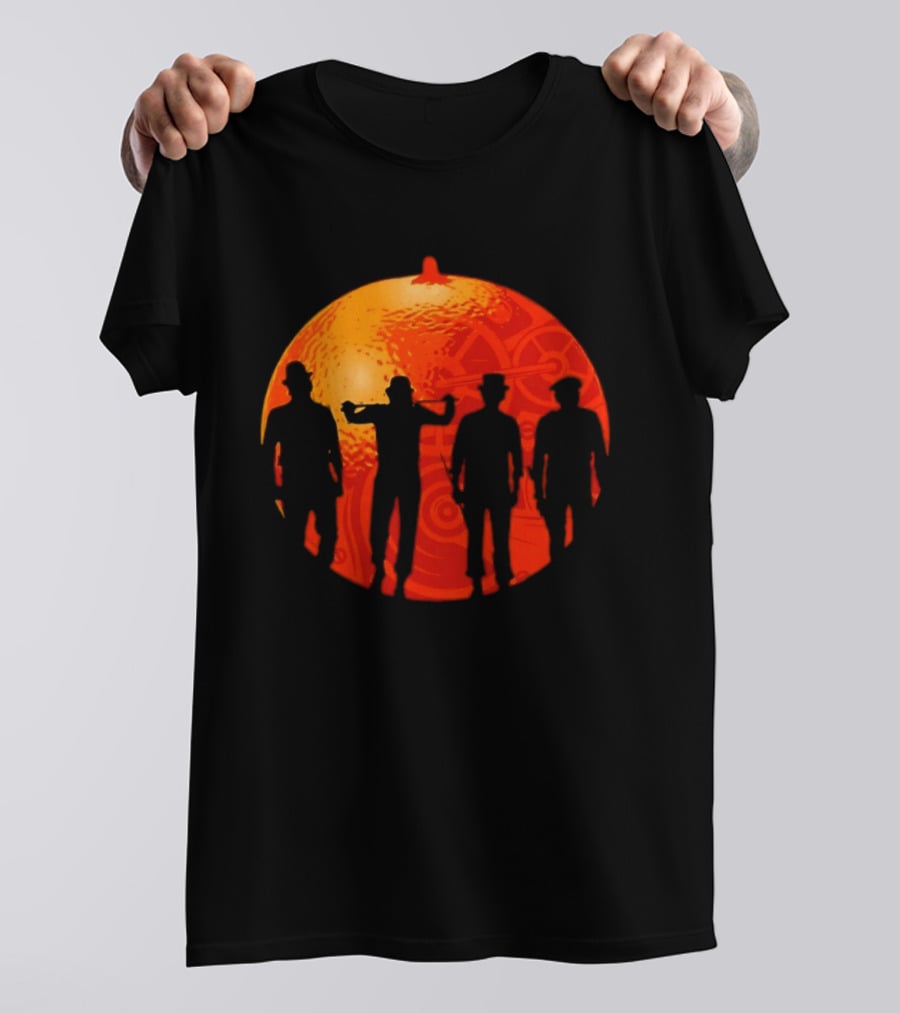 A Work Orange The Droogs Silhouettes Orange Gang T-Shirt