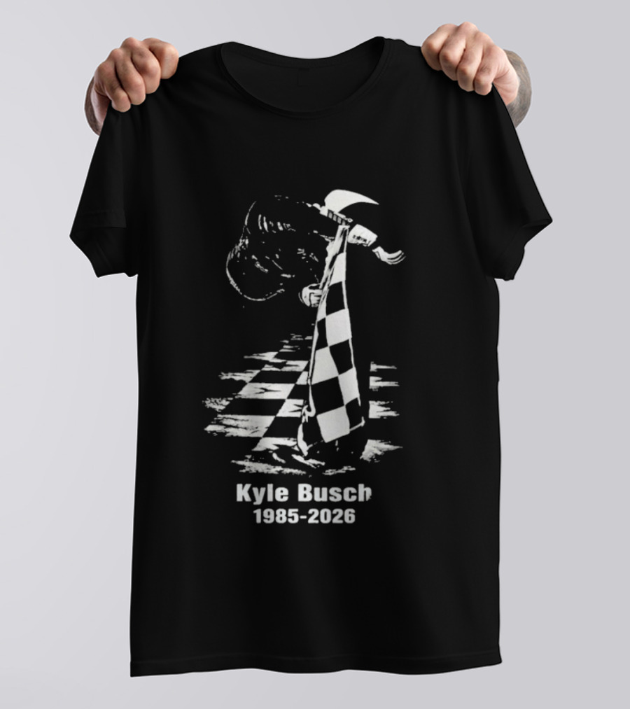 Kyle Busch 1985 2026 Memorial Rowdy Legend T-Shirt