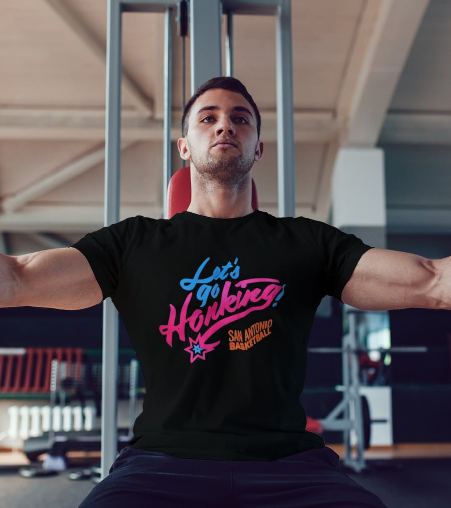 Let's Go Honking San Antonio Basketball Star T-Shirt