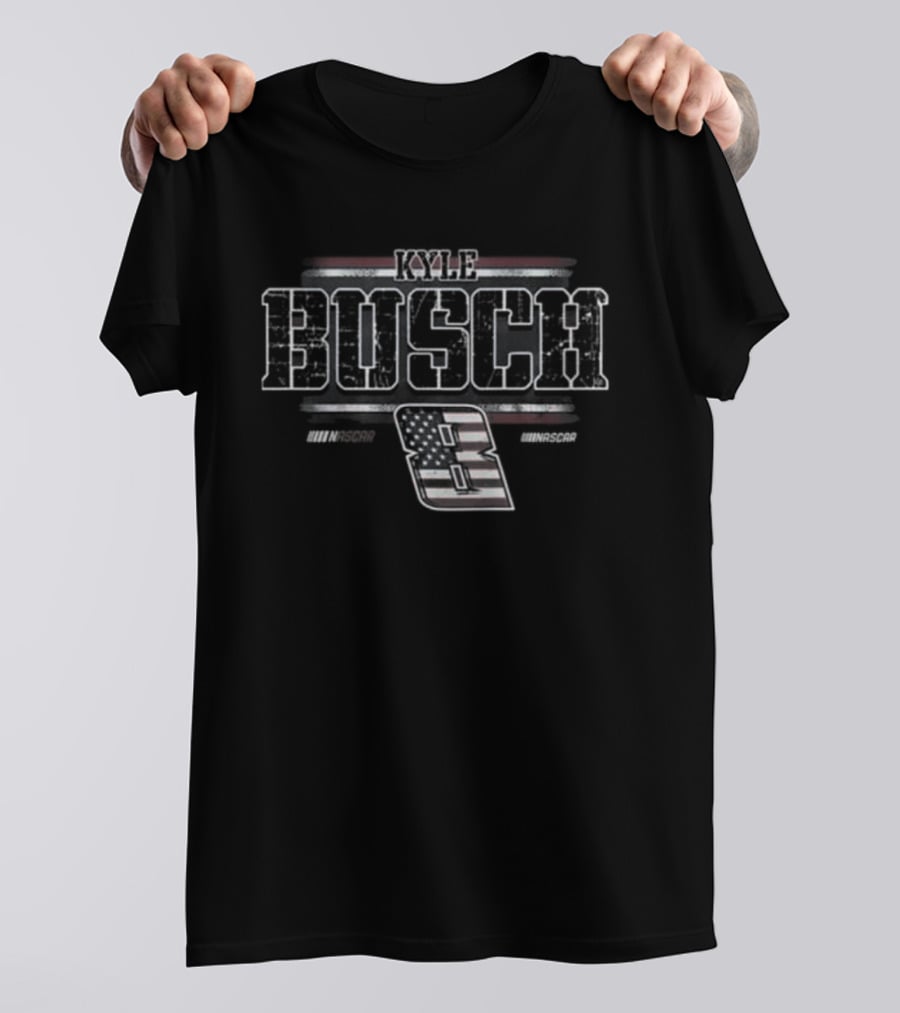 Kyle Busch 8 Racing Distressed T-Shirt
