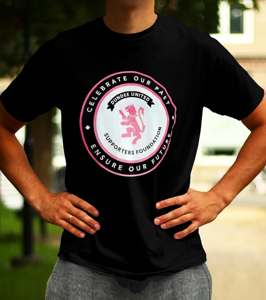 Dundee United Celebrate Our Past Ensure Our Future Supporters Foundation Lion Crest T-Shirt
