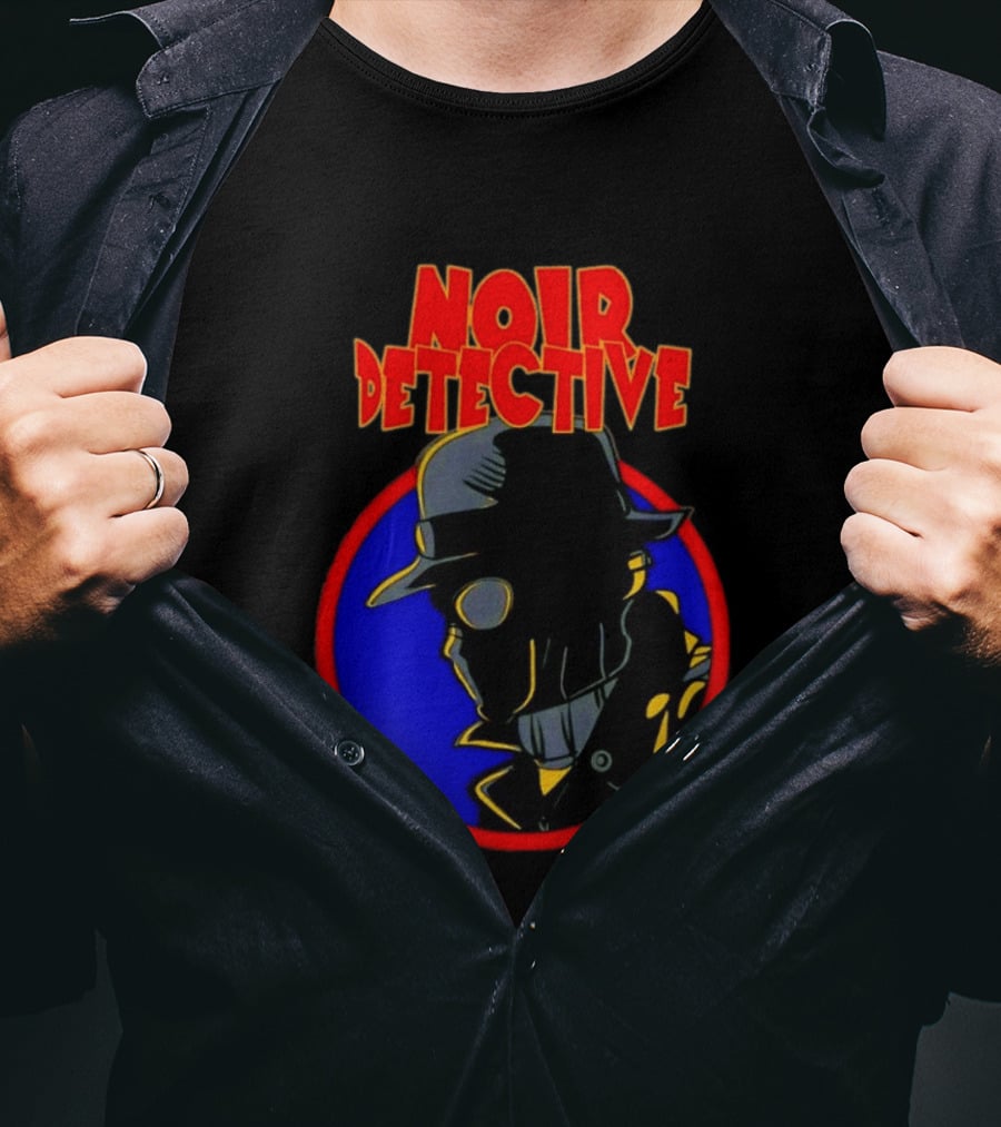 Noir Detective Private Investigator Mystery Solver T-Shirt