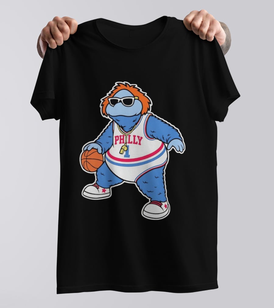 Philly Hoops Monster 76ers Hip Hop T-Shirt