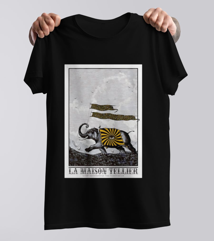 La Maison Tellier La CLEF Saint Germain En Laye Le Samedi 6 Juin 2026 Elephant T-Shirt
