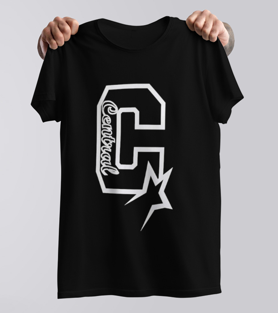 Centrual Word Letter C With Star T-Shirt