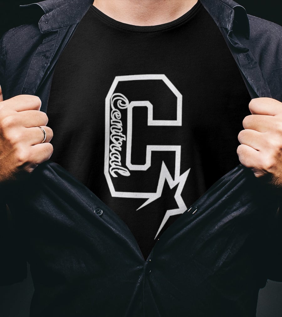 Centrual Word Letter C With Star T-Shirt