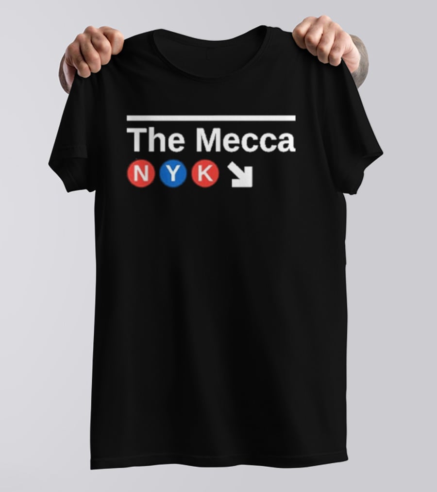 The Mecca NYK New York Knicks NYC Basketball Fan Merch T-Shirt