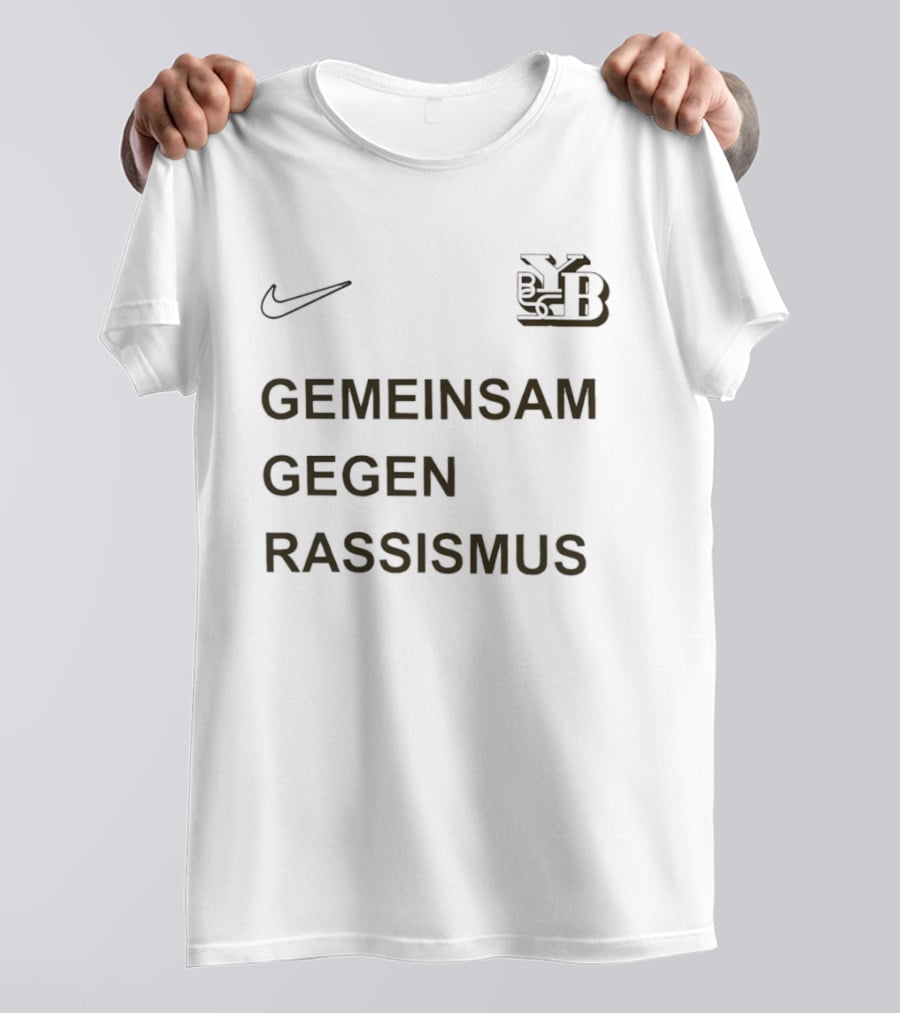 BSC Young Boys Gemeinsam Gegen Rassismus Team Nike Swoosh T-Shirt