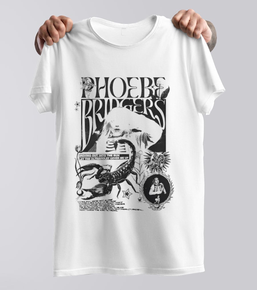 Phoebe Bridgers Ultraviolet Sun Driving Let The Cover T-Shirt