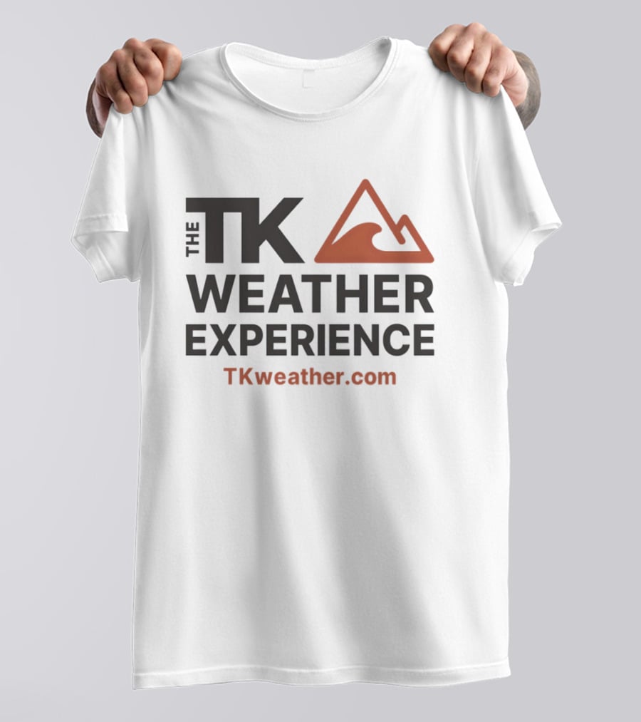 The TK Weather Experience TKweather Com Wave Mountain T-Shirt